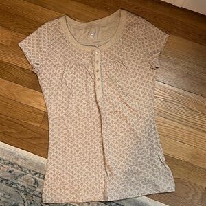 pink flower blouse from no boundaries